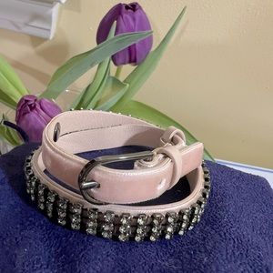 TORY BURCH DOUBLE-WRAP CRYSTAL-EMBELLISHED BRACELET